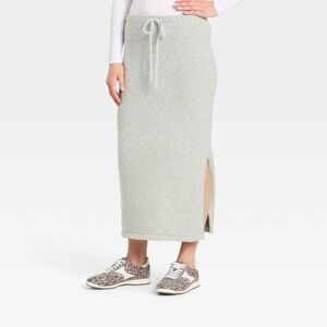 Universal Thread - Women's Boucle Maxi Sweater Pencil Skirt - Univers Gray